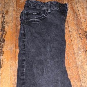 Black high waisted jeans